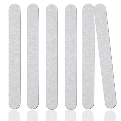 50pcs Wooden Nail FilesDouble Sided Emery Board 180/240 Grit for Natural Nail