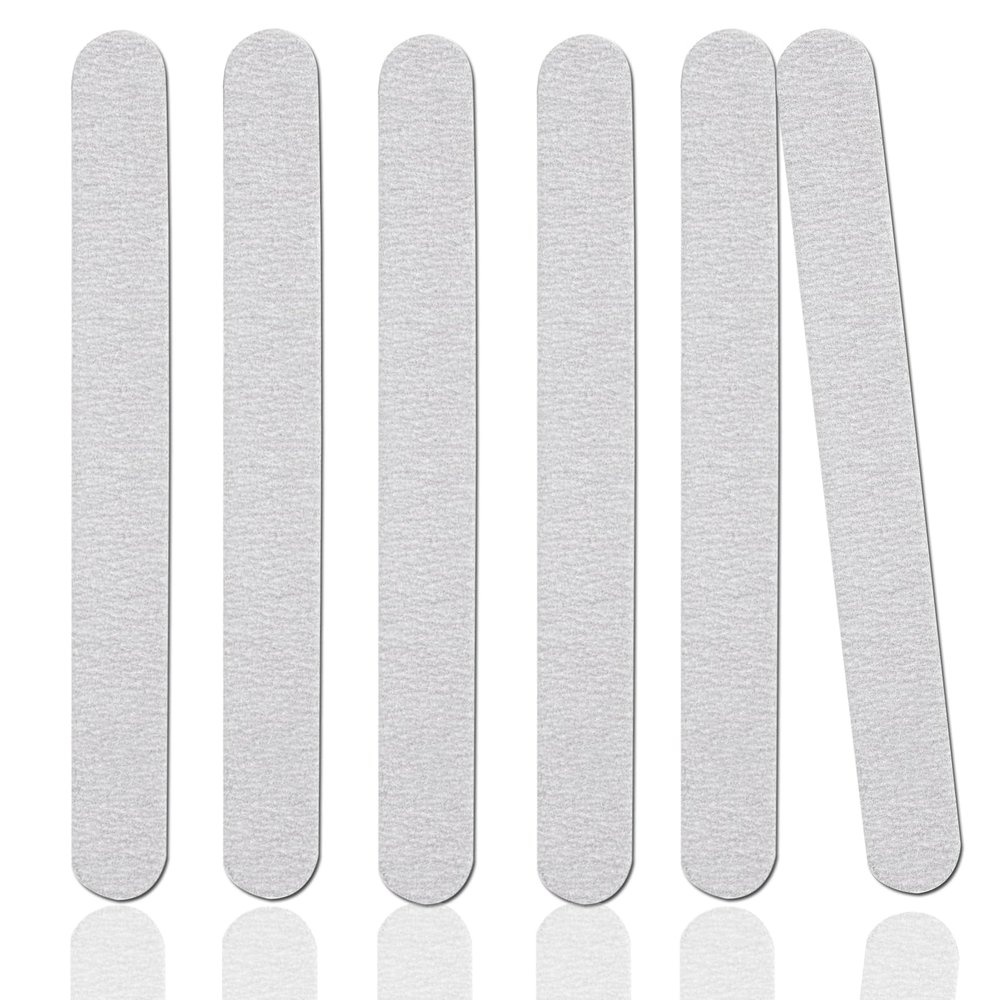 50pcs Wooden Nail FilesDouble Sided Emery Board 180/240 Grit for Natural Nail