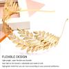 7pcs Goddess Leaf Headband, Greek Goddess Bridal Hairband, Laurel Leaves Crown Gold Leaf Branch Crown Greek Goddess Headpiece Accessories, Romantic Grecian Goddess Costume Accessories  Gorgeous view 3