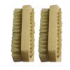 AnHua 2PCS Hand Food Washing Fingernail Nail Brush Bristle & SPA Oil Massage Brush, Wood Handle & Natural Bristle Manicure Brush view 1