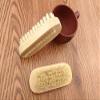 AnHua 2PCS Hand Food Washing Fingernail Nail Brush Bristle & SPA Oil Massage Brush, Wood Handle & Natural Bristle Manicure Brush view 2
