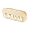 AnHua 2PCS Hand Food Washing Fingernail Nail Brush Bristle & SPA Oil Massage Brush, Wood Handle & Natural Bristle Manicure Brush view 3
