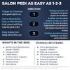 Electric Callus Remover: Own Harmony Professional Pedicure Tools Foot Care for Women, Rechargeable Foot Scrubber, CR900 Electronic Feet File Pedi Sander Best for Hard Cracked Dry Dead Skin, 3 Rollers view 4