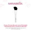 Mirabella Dual Finish Blush & Powder Brush  Angled Vegan Makeup Brush for Cheeks, Super-Soft Synthetic Bristles, Weighted Aluminum Handle, Cruelty-Free, Professional Quality view 2