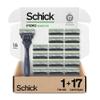 Schick Hydro Sensitive Razors for Men | 5-Blade Mens Razors for Shaving, 1 Mens Razor Handle with 17 Razor Blades Refills view 1
