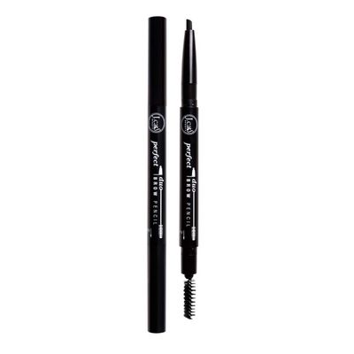 2 Pack J. Cat Brow Duo Pencil 101 Jet Black