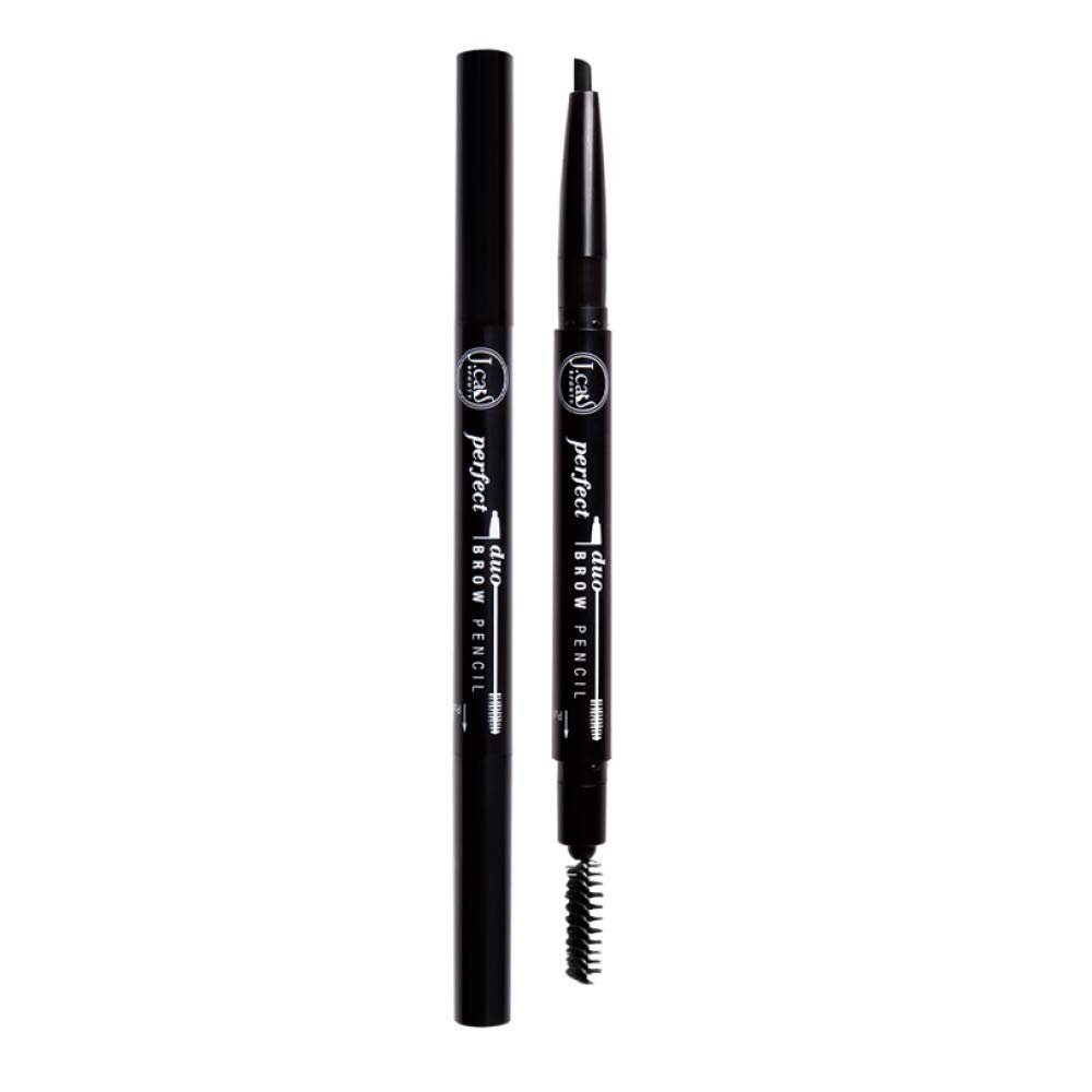2 Pack J. Cat Brow Duo Pencil 101 Jet Black