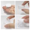 (1000 Pcs) Beauticom 5G/5ML Round Clear Jars with White Lids for Scrubs, Oils, Salves, Creams, Lotions - BPA Free view 4