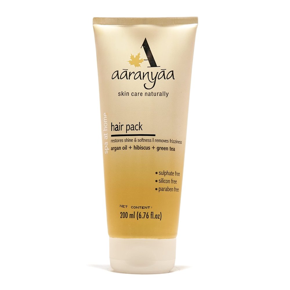 Aaranyaa Vedic Therapy Natural Argan Oil Hair Pack Spa At Home - 8.4 Ounce