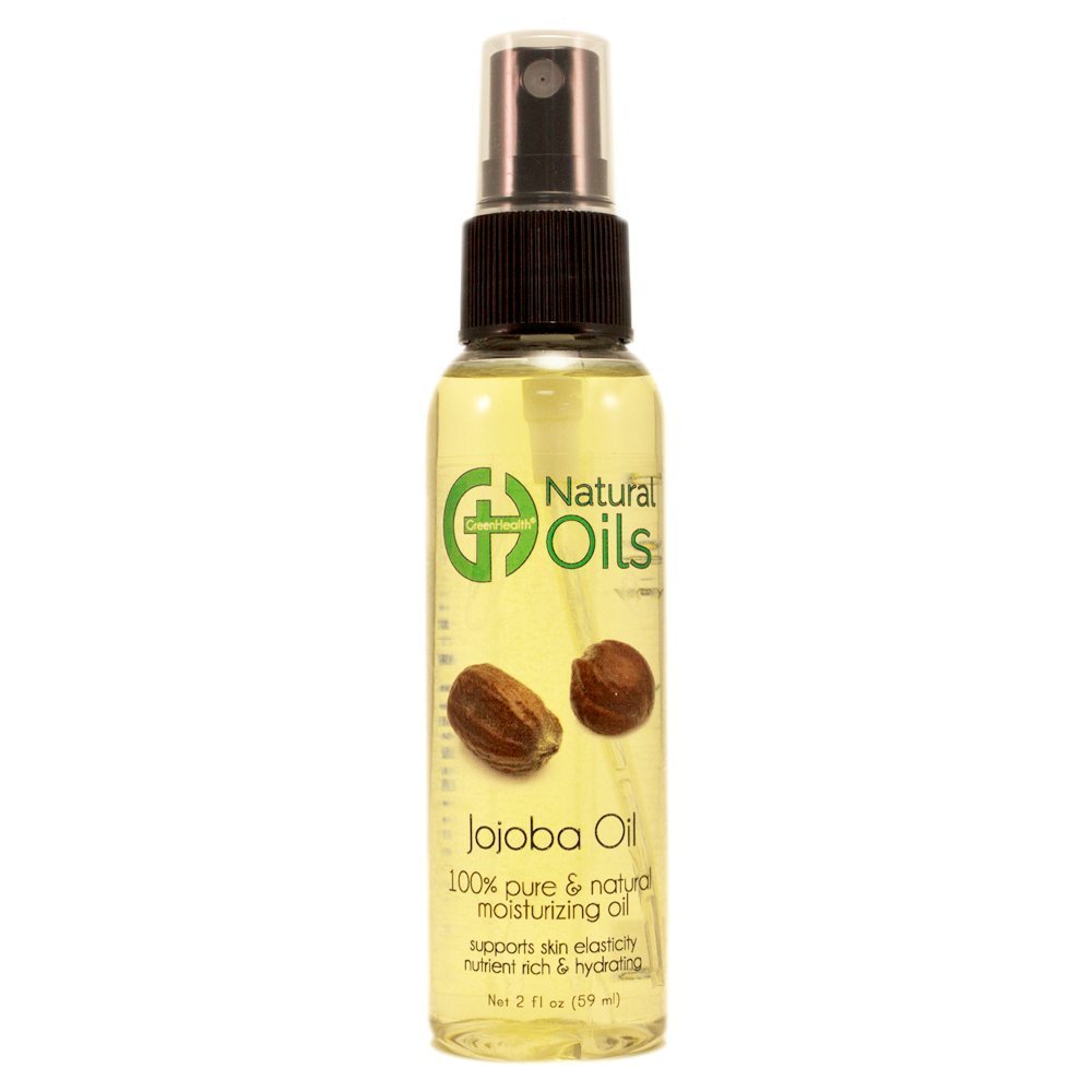 2 Fl Oz Jojoba 100% Pure Cold Pressed Unrefined w/Black Spray Cap - Revitalizes Hair and Gives Skin a Radiant and Youthful Look, Great for Lips, Cuticles, Stretch Marks, Beard, Leaving You Vibrant.
