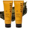 Acure Brightening Facial Scrub - Exfoliating Face Wash, Gentle Daily Scrubber & Exfoliator for Women & Men for Radiant Skin, Cleansing Wash with Sea Kelp & French Green Clay - 4 fl oz (2 Pack) view 1