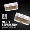 TIGI Bed Head for Men Matte Separation Workable Wax - Use for Strong Hold - For Men's Hairstyles - Use on Damp or Dry Hair - Premium Strong Hold Hair Wax - 3 oz (2 Pack) view 2