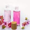12Pcs 10ml Glass Roll On Bottle with Bamboo Lid for Essential Oils, Creatiee Eco-friendly Refillable Clear Perfume Sample Bottles with Stainless Steel Roller Ball - Portable & Practical view 4