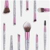 10 Piece Glitter Glam Makeup Brush Set view 3