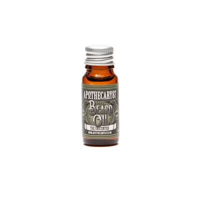 Apothecary 87, Conditioning Beard Oil for The Manliest of Man Beards, Made in England - Unscented, 10 Ml (0.34 Fl Oz)