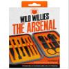 Wild Willies 10-Piece Pedicure & Manicure Kit for Men & Women - Includes Nail Clippers, Scissors, Tweezers, Files - Compact Travel Nail Grooming Kit, Mens Nail Care Set view 2