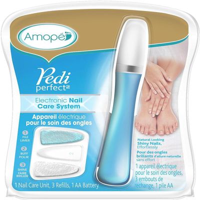 Amop Pedi Perfect Electronic Nail File with Nail Oil Sample 1 ea