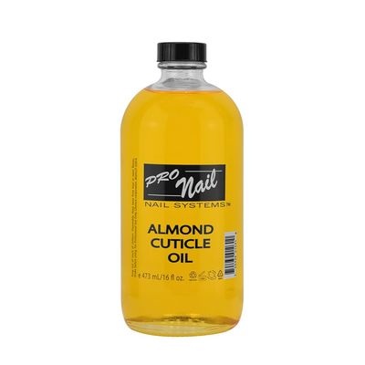 PRO NAIL - Cuticle Revitalizing Oil for Nails, Almond, 16 Oz - Professional Strength, Pedicure and Manicure - Moisturizes and Strengthens Nails and Cuticles - Soothing and Nourishing