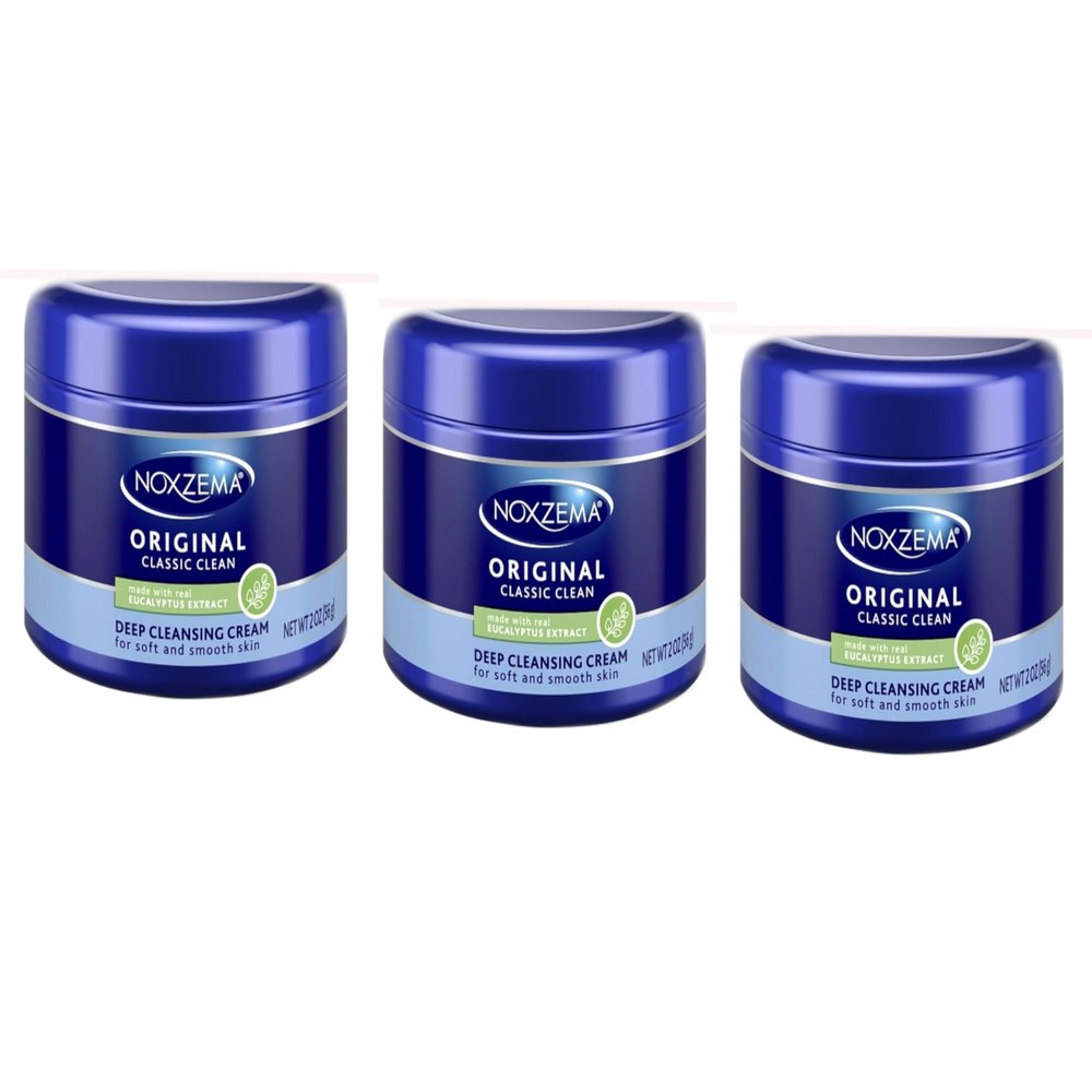 Noxzema The Original Deep Cleansing Cream Travel Size 2 Oz (Pack of 3)