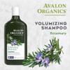Avalon Organics Shampoo, Volumizing Rosemary, 11 Oz view 4