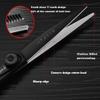 Professional Hairdressing Scissors 5.5-6 inch, Black,silver,rose Gold + Case,Rosegold,5.5inches view 2