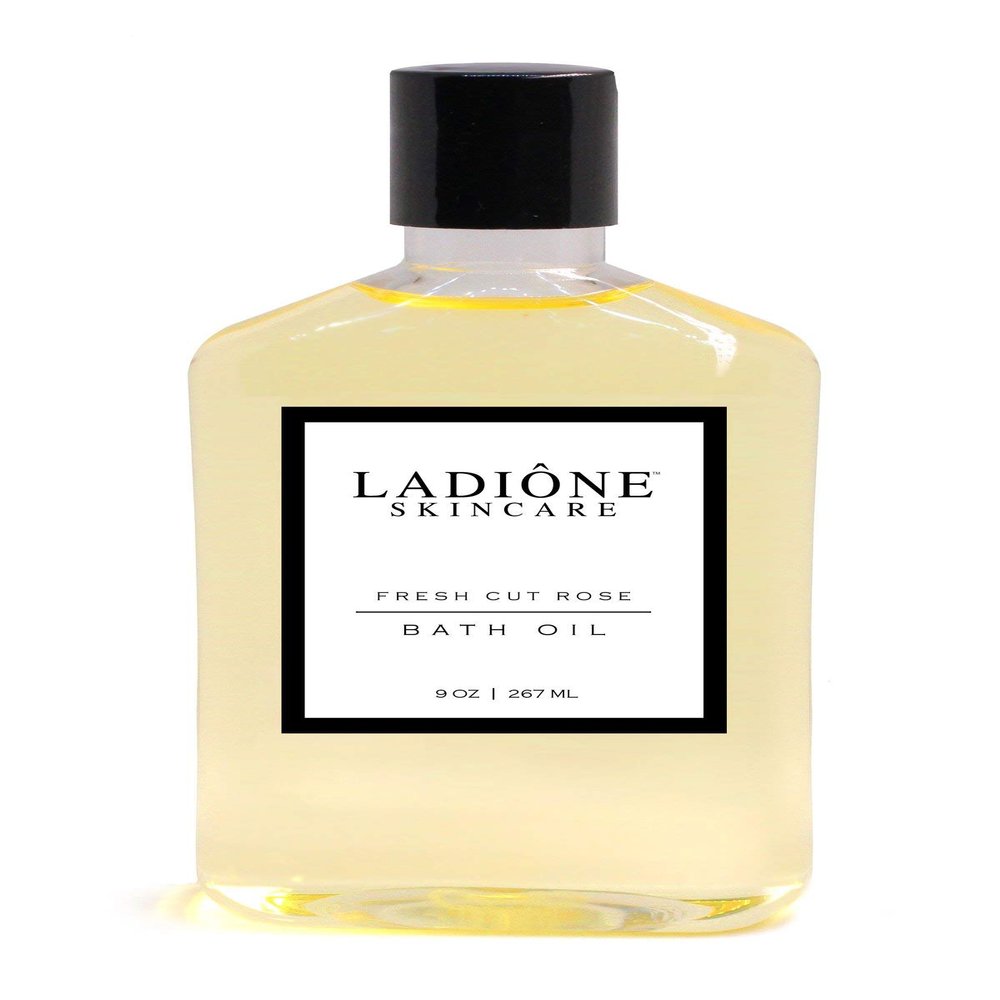 Fresh Cut Rose Bath Oil (USDA Organic + Natural Ingredients) - LADIONE SKINCARE