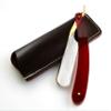 Cut Throat Shaving Razor, Fixed Blade Straight Shaving Razor - Most Classier Razor on Amazon + Leather Pouch (Golden) view 1