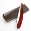 Cut Throat Shaving Razor, Fixed Blade Straight Shaving Razor - Most Classier Razor on Amazon + Leather Pouch (Golden) view 4