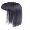 100% Human Hair Crown Bang Topper 4"x4.3" Mono Top Clip in Bob Hair Toppers Toupee Hair Pieces for Women, 12" Dark Brown view 4