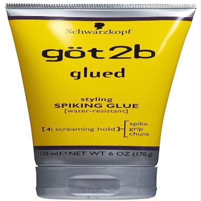 (2Pack) [GOT 2B] GLUED STYLING SPIKING GLUE WATER-RESISTANT SCREAMING HOLD 6OZ