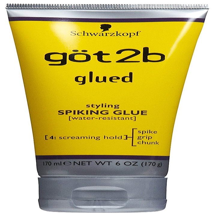 (2Pack) [GOT 2B] GLUED STYLING SPIKING GLUE WATER-RESISTANT SCREAMING HOLD 6OZ