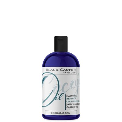 cocojojo Jamaican Black Castor Oil Pure Refined, Cold Pressed (8 oz)