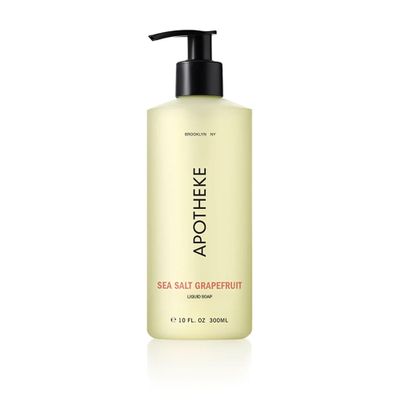 APOTHEKE Moisturizing Liquid Hand Soap - Sea Salt Grapefruit, 10 Fl Oz