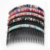 5Pcs Floral Pattern Hair Side Combs Pin Clip Headdress with Teeth for Lady Women Girls, Color Random view 1