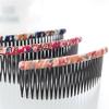 5Pcs Floral Pattern Hair Side Combs Pin Clip Headdress with Teeth for Lady Women Girls, Color Random view 4