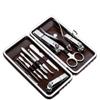 Tseoa Manicure, Pedicure Kit, Nail Clippers, Professional Grooming Kit, Nail Tools with Luxurious Travel Case, Set of 12  (nail clippers 12pcs) view 1